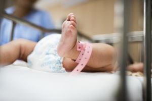 baby in hospital